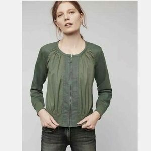 Anthropologie Hei Hei Hilltop Ruched Bomber Jacket